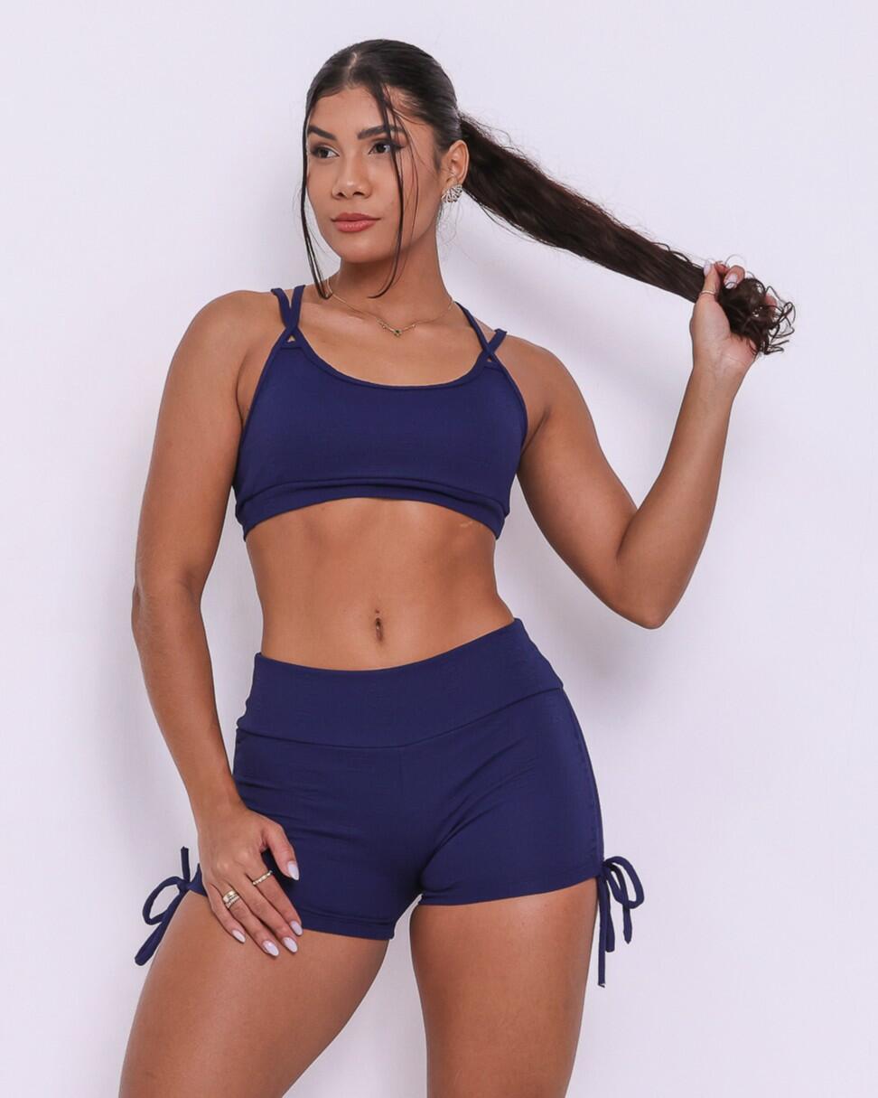 Conjunto Short Cross Jacquard Fit + Top Lu