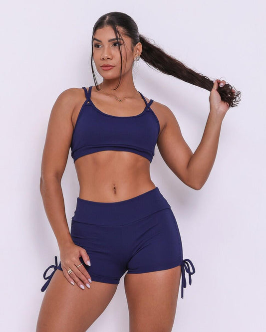 Conjunto Short Cross Jacquard Fit + Top Lu